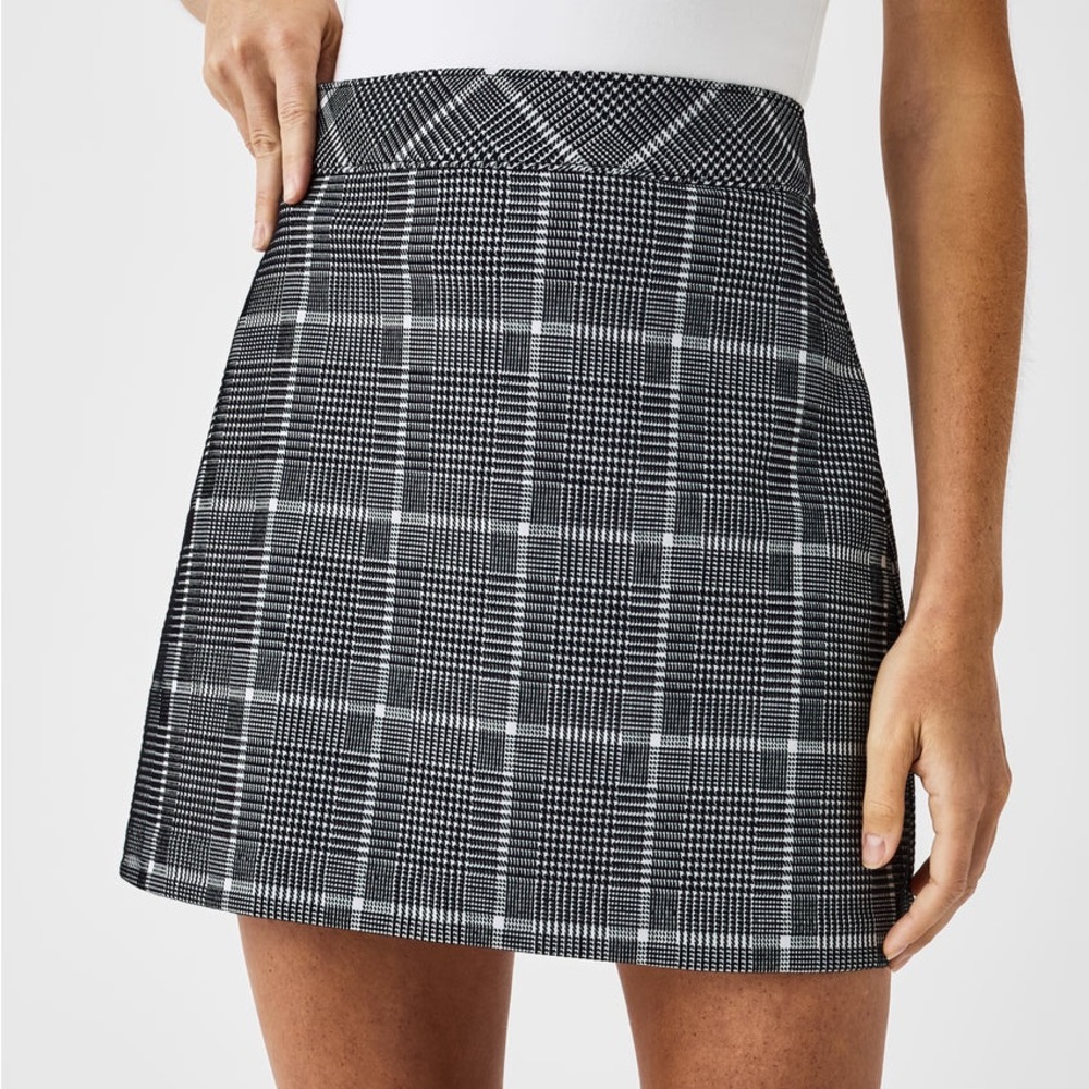 SPANX Mini Skirt, 17" in Classic Plaid Jacquard [WAITLIST ON WEBSITE]